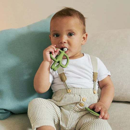 Matchstick Monkey Teething Ring BPA Free Silicone for 3 Months+ 3 Pieces