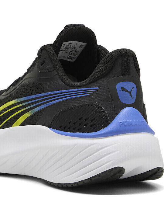 Kids Sports Running Shoes with Laces Black