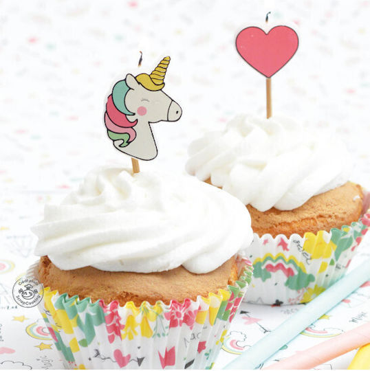 Scrap Cooking 8 Κεριά Unicorn