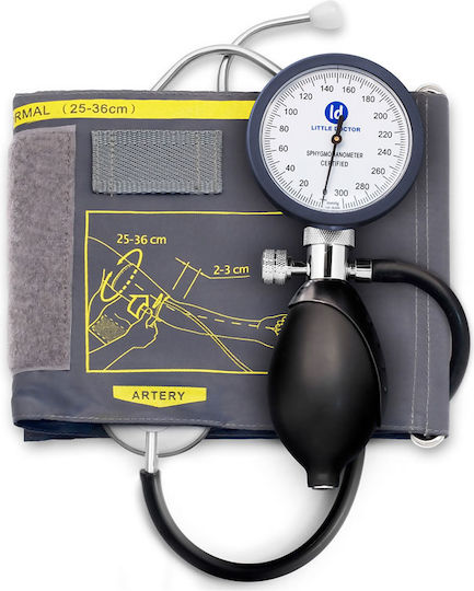 Little Doctor Ld 81 Tensiometru Mecanic Cu Stetoscop Inclus Manometru Mare Spațiu Pentru Stetoscop Utilizare Stânga-Dreapta