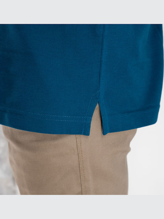 Polo Short Sleeve Blouse Petrol Blue
