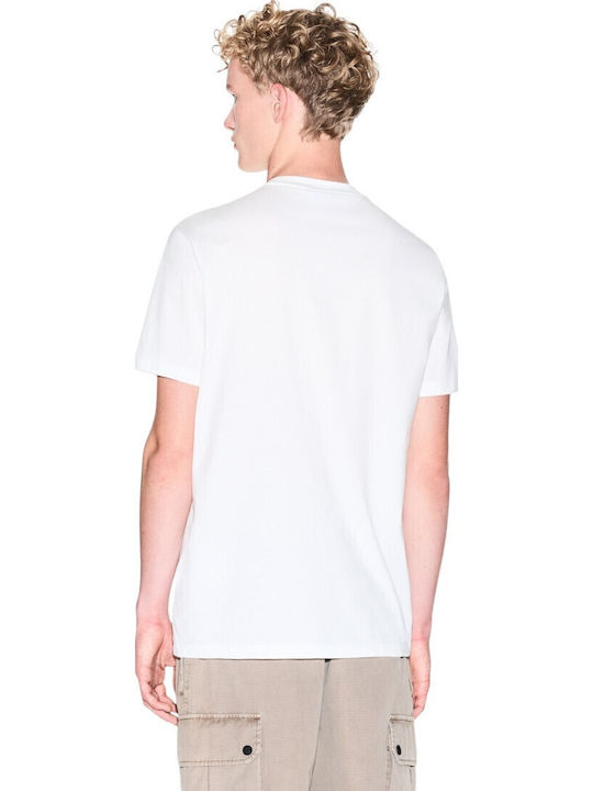 Armani Exchange Tricou Alb