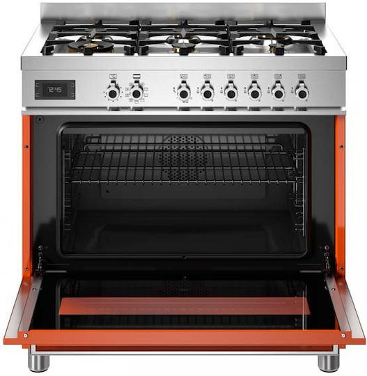 Bertazzoni Herd 103Es B89.5cm. Orange