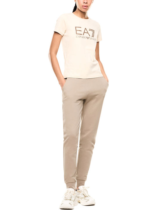 Women's T-shirt Brown-beige