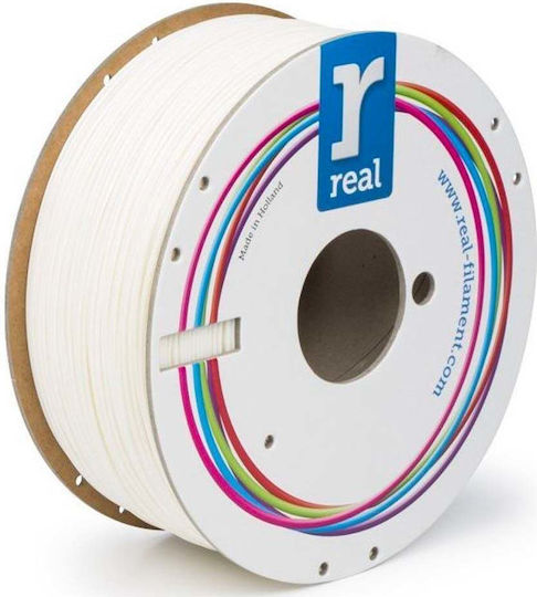Real Filament Plus ABS 3D Drucker Filament 1.75mm Weiß 1kg 1 Stück Spule