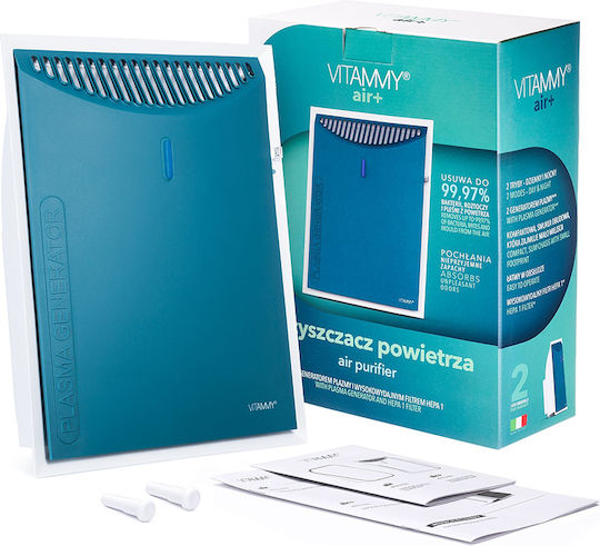 Vitammy Air + Pa600 Generator Plasmă Purificator Aer Filtru Hepa 2 Viteze Fabricat În Italia
