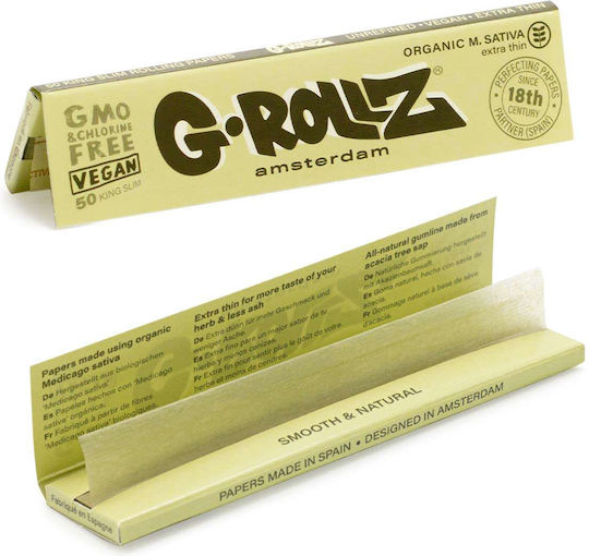 G-Rollz Foițe de Țigări Rulate King Size 50 foi 1buc