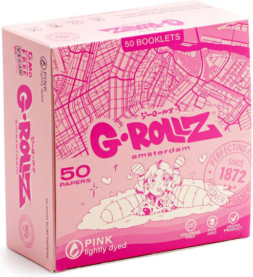 G-Rollz Χαρτάκια Στριφτού Τσιγάρου King Size 50 φύλλα 1τμχ
