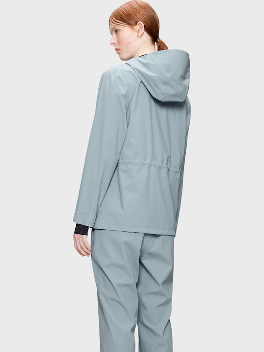 Suva Γυναικείο Μπουφάν για Χειμώνα Light Blue