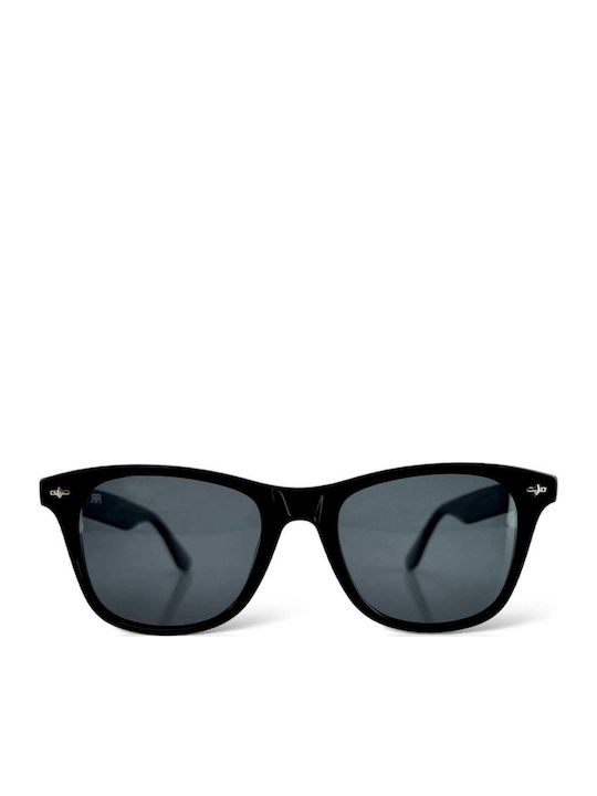 Red Raven Daniel Unisex Sunglasses with Black Frame and Red Lens