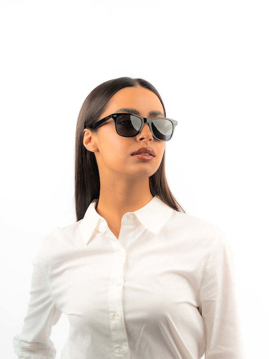 Red Raven Daniel Unisex Sunglasses with Black Frame and Red Lens