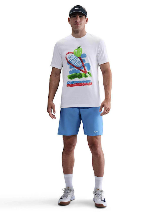 Nike Dri-fit HV1713-100 Men's White Blouse