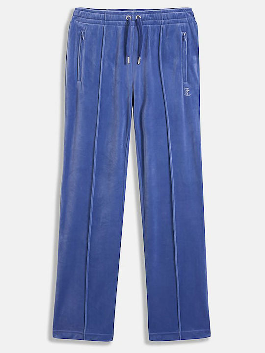 Tina Jogginghose Samt Grey Blue