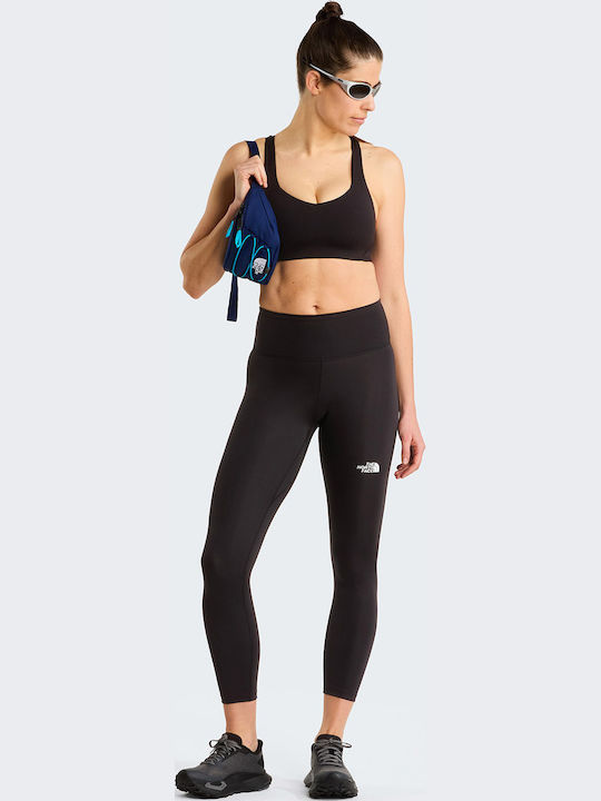 Flex Training Γυναικείο Cropped Κολάν Ψηλόμεσο Μαύρο