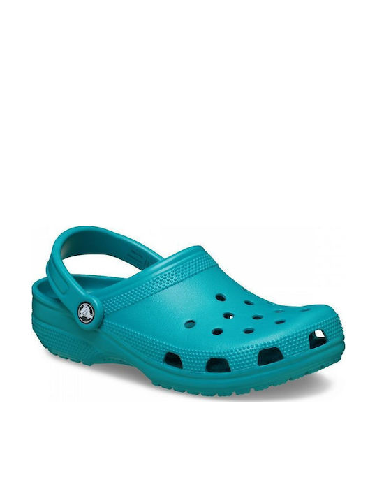 Crocs Classic Γυναικεία Σαμπό Πράσινα