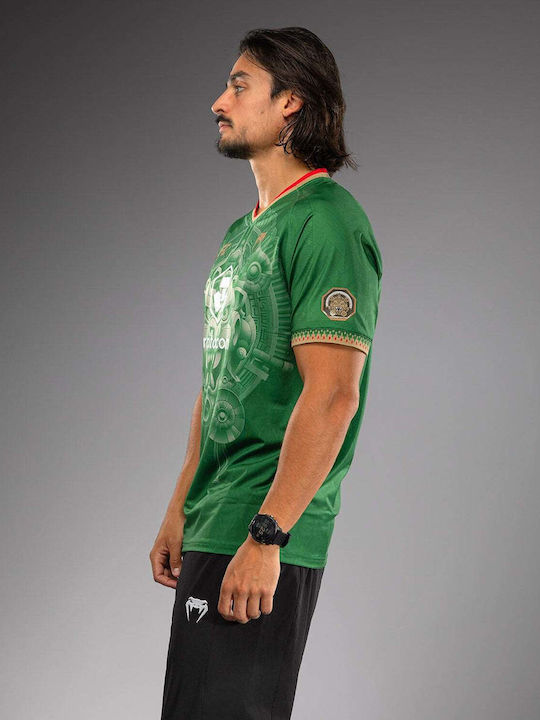Venum Bărbați Cu mânecă scurtă Tricou VNMUFC-00557-005 pentru MMA Verde