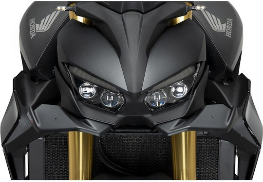 Front Spoilers Naked Frontal Spoilers Matt Black Honda CB1000 Hornet SP 25 22383J Puig