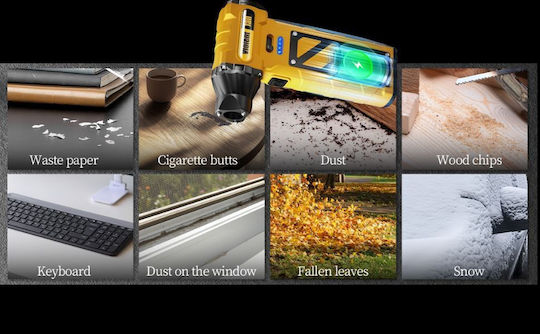 Portable Rechargeable Car Handheld Vacuum Blower 130000rpm 8000mah F015