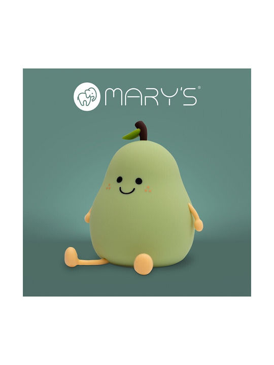 Mary's Φωτάκι Νυκτός LED Pear Ρεύματος Πράσινο