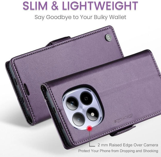 Caseme 023 Luminus Brieftasche Lila (Redmi Note 15 Pro 5G)