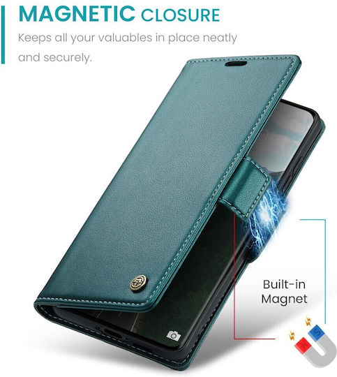 Caseme 023 Luminus Wallet Δερμάτινο / Δερματίνης Πράσινο (Redmi Note 15)
