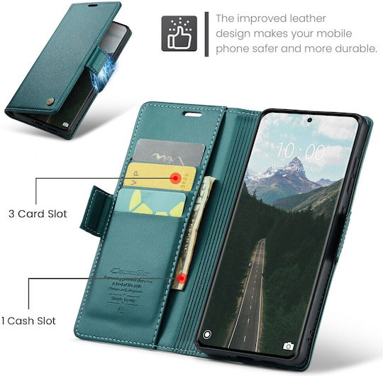 Caseme 023 Luminus Wallet Δερμάτινο / Δερματίνης Πράσινο (Redmi Note 15)