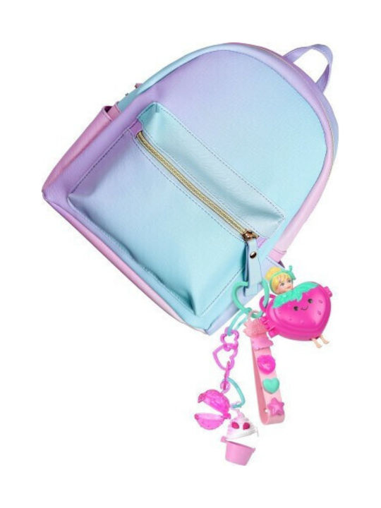 Mattel Polly Pocket Doll Accessories Keychain Large Pack 2 Designs Bracelet Style Kit St Jkr53