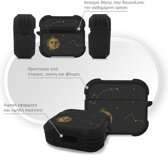 Θήκη Σιλικόνης Sonique Zodiac Series Airpods 3 Eclipse