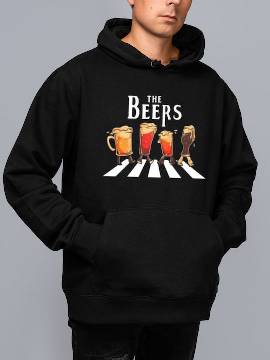 Суитшърт Тениски с Щампи Beers Hood903-черен