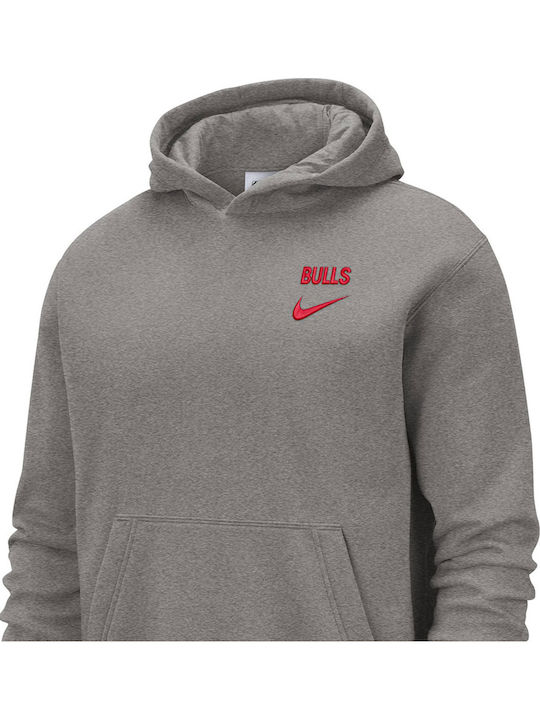 Hoodie Φούτερ με Κουκούλα Ανθρακί
