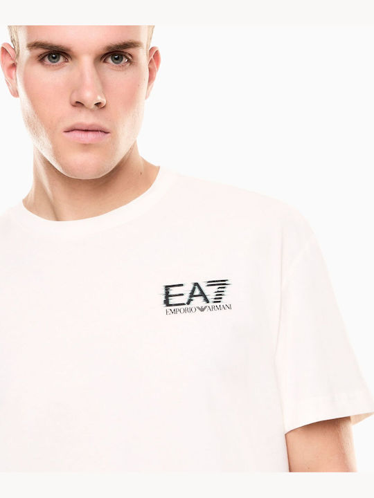 T-shirt Ecru, Black, Green