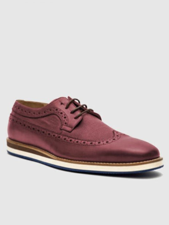Pantofi casual pentru bărbați Burgundy