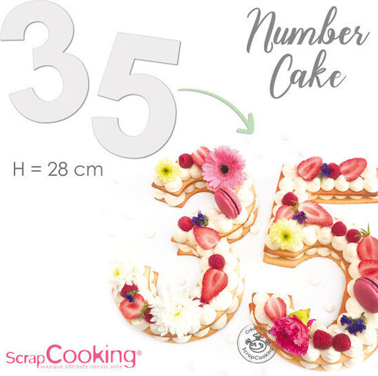 Scrap Cooking Комплект 9 Номера Свещи За Рожден Ден