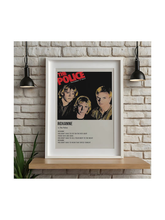 Music Poster Roxanne Police Ms582 30cm X 40cm