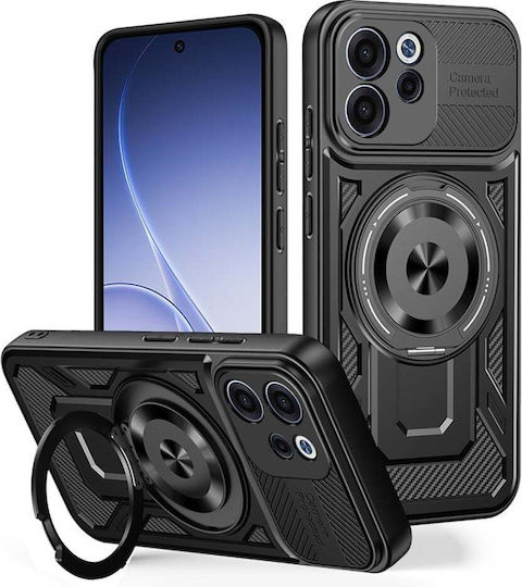 Magnetic 360 Full Cover Negru (Oppo Reno15 F, Oppo Reno15 FS 5G)