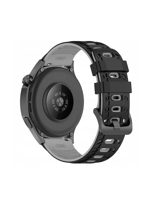 Tragbare Bänder Silikonschwarz Huawei Watch GT 6 / GT 6 Pro 46mm 3913