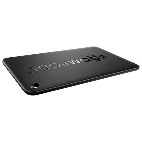 Boompods Boomcard Kreditkarten-Size Airtag Schlüsselbund-Etui Android Find My Ipx7 Schwarz