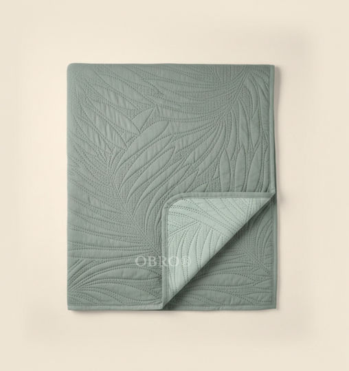 Κουβερλί Μονό Mint Green 160x230cm