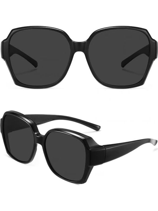 King Unisex Γυαλιά Ηλίου με Μαύρο Σκελετό με Polarized Φακό SUNKI345-SN017