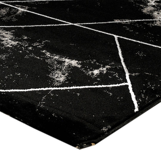 Tzikas Carpets Craft 23299-990 Σετ Χαλιά Κρεβατοκάμαρας Black-white 161-0-355-23299-990 3τμχ Tzikas Carpets Craft 23299-990 Σετ Χαλιά Κρεβατοκάμαρας Black-white 161-0-355-23299-990 3τμχ