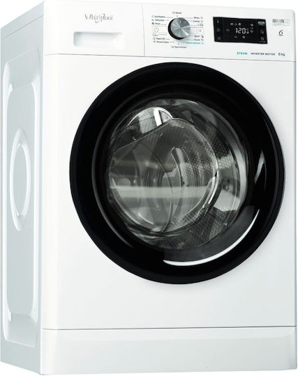 Whirlpool Πλυντήριο Ρούχων 8kg με Τεχνολογία Ατμού 1400 Στροφών 6th Sense FFB 8469 BV BE