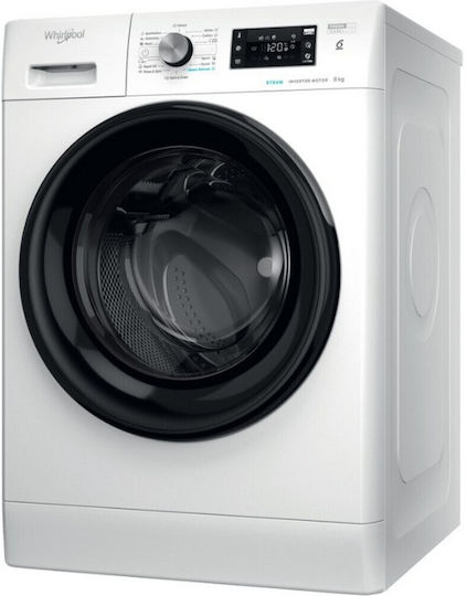 Whirlpool Πλυντήριο Ρούχων 8kg με Τεχνολογία Ατμού 1400 Στροφών 6th Sense FFB 8469 BV BE