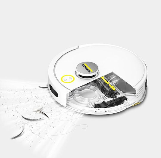 Karcher RVC 3 Comfort Extra Robot Vacuum Cleaner with Laser Mapping and 15000Pa Suction Power White