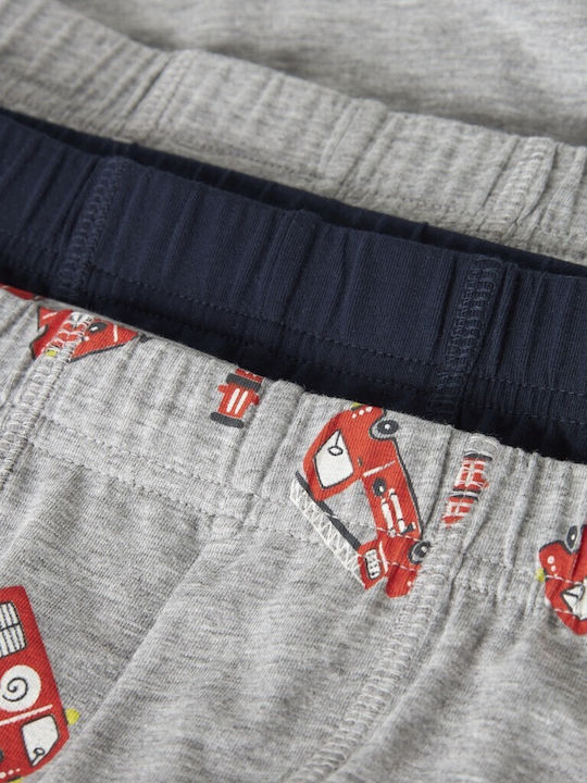 Name It Set Kids Underwear Boxer 3 Pieces Grey Melange