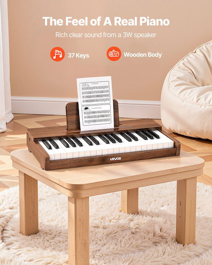 Vevor Wooden Piano for 3-10 Years
