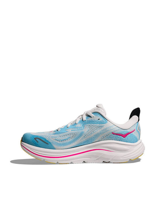 Clifton 10 Kids Sports Shoes Running with Laces Light Blue