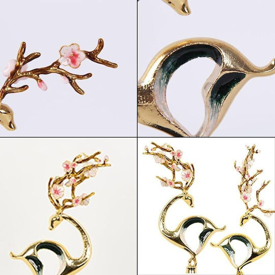 Χρυσό Διακοσμητικό Μαρμάρινη Βάση Gold Sculpture Decor