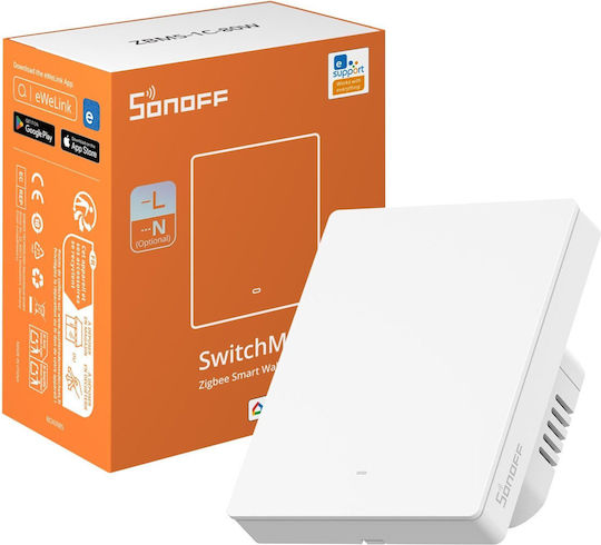 Sonoff Sonoff Elektrischer Wandtaster Berührungstaste Wi-Fi Zwei-Wege mit Weißem Rahmen