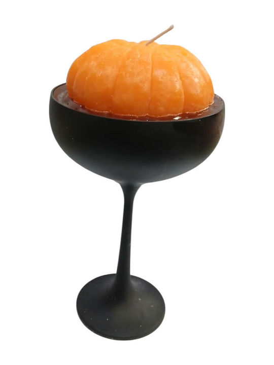 Lustige Humorvolle Osterkerze Mandarine Schokolade Glas Schwarz Glas Lm-297-2