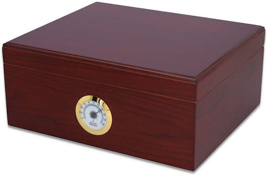 Sikarlan Ξύλινος Υγραντήρας 35 Πούρων 26x22x11εκ.